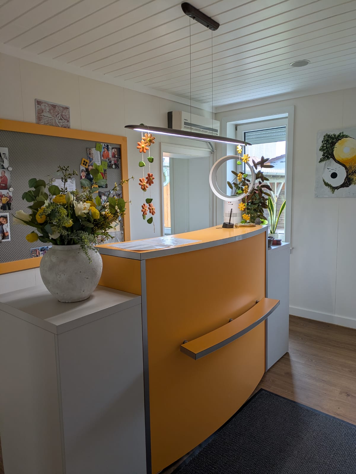 Anmeldung & Empfang der Praxis